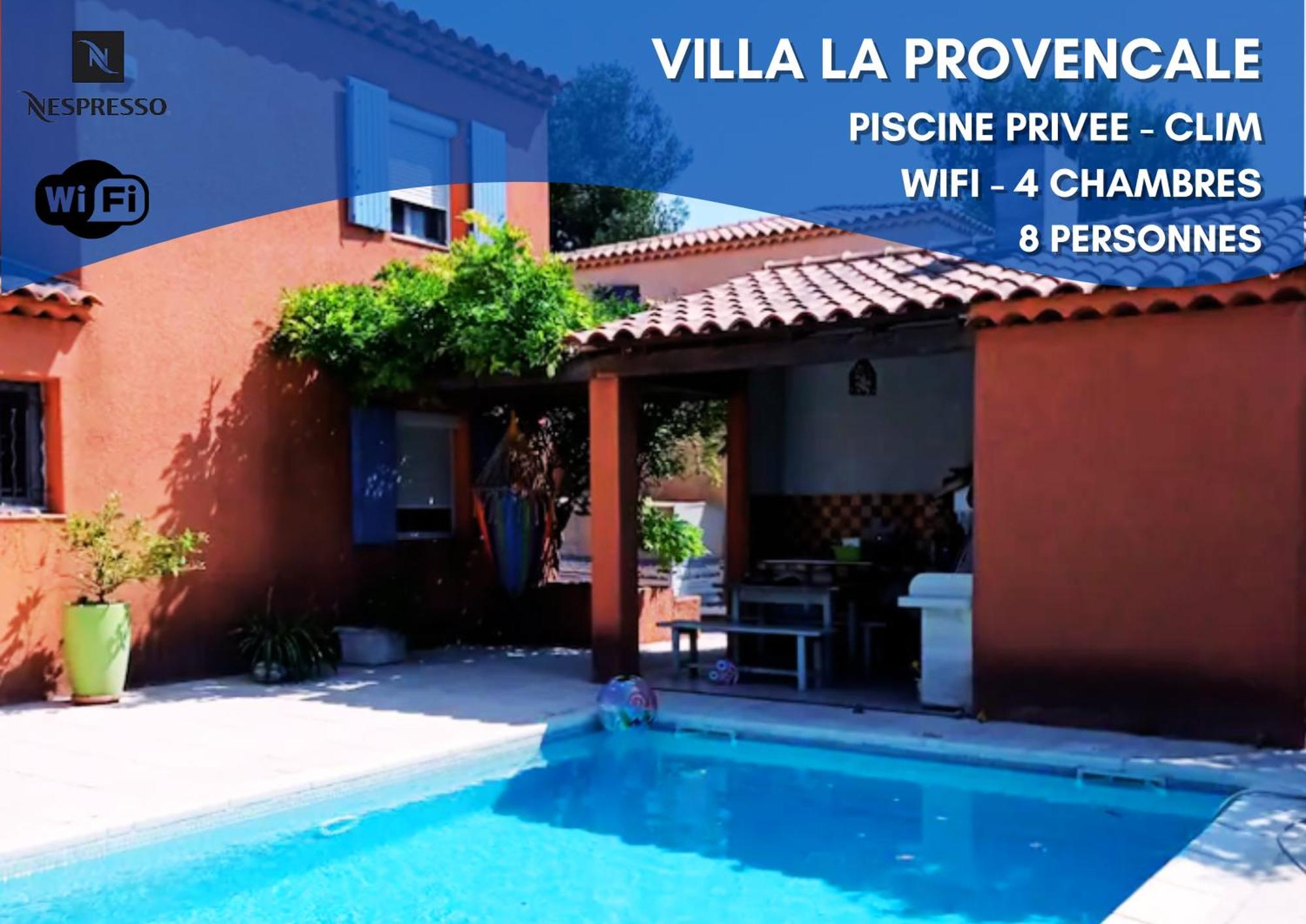 Villa La Provencale - Piscine - Wifi - Clim Saint-Mitre-les-Remparts Экстерьер фото